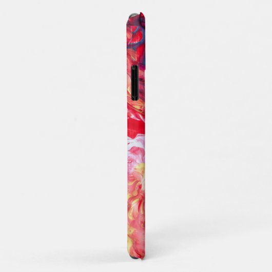 Natte verfkleurige abstracte kunstpaletdraai Case-Mate iPhone case (Achterkant/rechts)