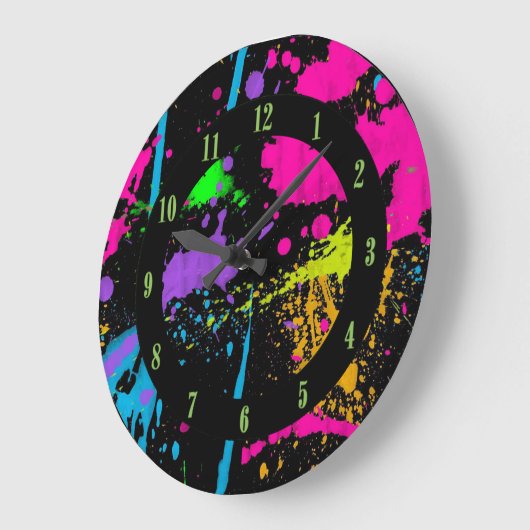 Natte verfrek Kleurenschouderwand Grote Klok (Hoek)