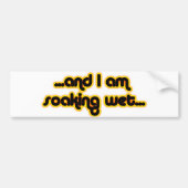 Natte verslapping bumpersticker (Voorkant)