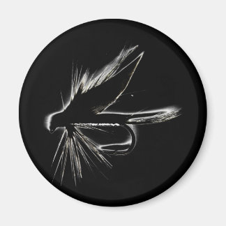 Natte vlieg silhouet magneet