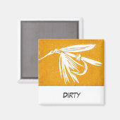 "Natte vlucht" Dish Washer Status Magnet (Voorkant / Achterkant)