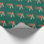 "Natte vrij" forel- en vulpapier Cadeaupapier (Hoek)