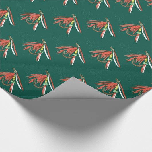 "Natte vrij" forel- en vulpapier Cadeaupapier (Hoek)