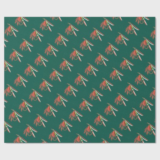 "Natte vrij" forel- en vulpapier Cadeaupapier (Vlak)