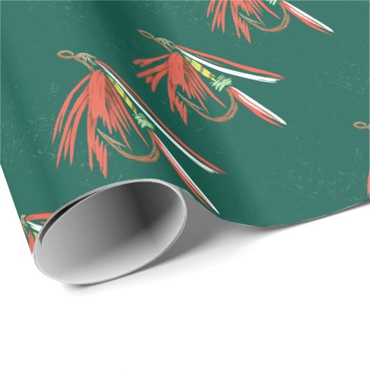 "Natte vrij" forel- en vulpapier Cadeaupapier (Rol Hoek)