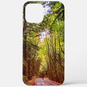 Natte weg door groene bomen in herfst Humboldt Case-Mate iPhone Case