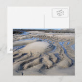 Natte zand briefkaart (Voorkant / Achterkant)