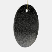 Natte zwarte asfaltachtergrond keramisch ornament (Rechts)