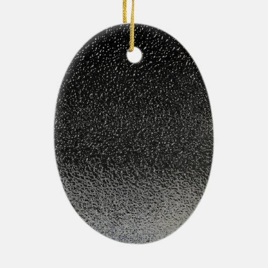 Natte zwarte asfaltachtergrond keramisch ornament (Achterkant)