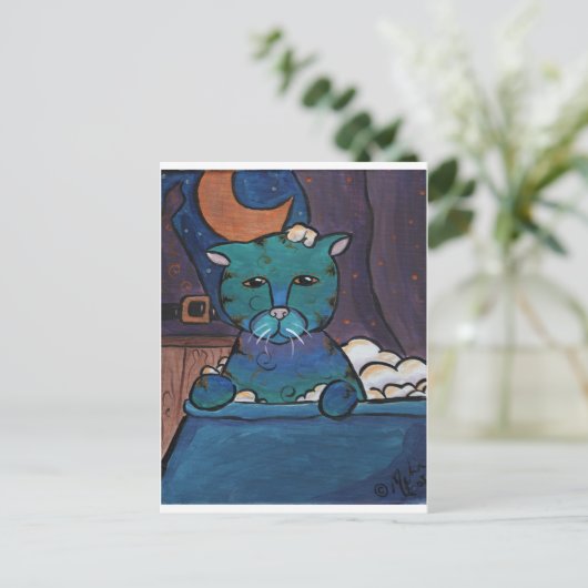 NatteCat Briefkaart (Staand voorkant)