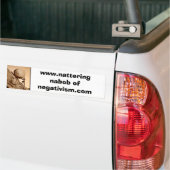 Nattering Nabob Bumpersticker (Op Truck)