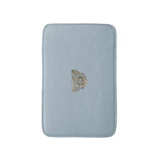 Nattier-blue Angel – Coat of arms – Emblem Badmat (Voorkant Verticaal)