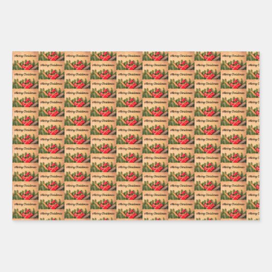 Nattiviteitspin- en pijnboomkwekerijen inpakpapier vel (Voorkant 3)