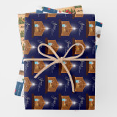 Nattiviteitspin- en pijnboomkwekerijen inpakpapier vel (In situ)