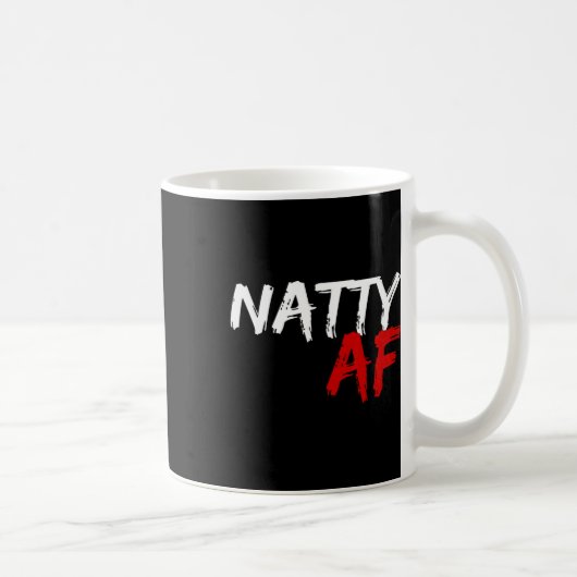 Natty Af Grappige Bodybuilder Bodybuilding Workout Koffiemok (Rechts)