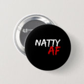 Natty Af Grappige Bodybuilder Bodybuilding Workout Ronde Button 5,7 Cm (Voorkant /achterkant)