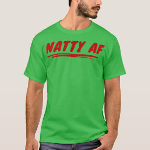 Natty AF Natural Bodybuilding Fitness Red T-shirt