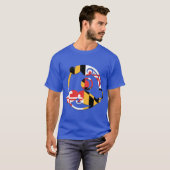 Natty Boh Maryland Vlag T-shirt (Voorkant volledig)