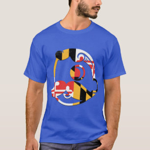 Natty Boh Maryland Vlag T-shirt