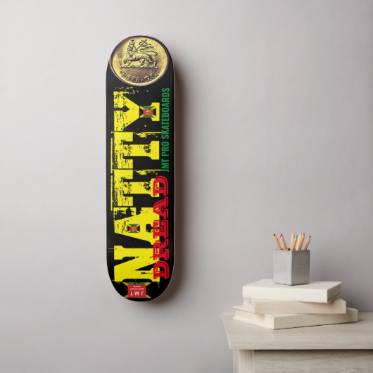 NATTY DREAD Skateboard (Muurkunst)