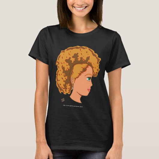 NATTY GIRL—Curly 2 T-shirt (Voorkant)