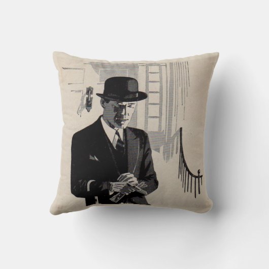 Natty, het man met scherpe kleuring kussen (Achterkant)