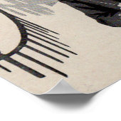 Natty, het man met scherpe kleuring poster (Hoek)