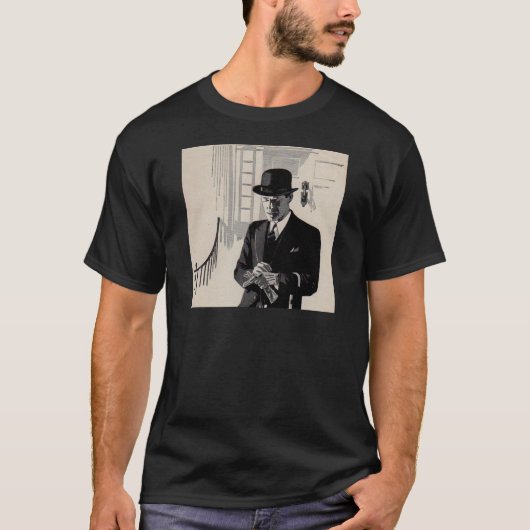 Natty, het man met scherpe kleuring t-shirt (Voorkant)