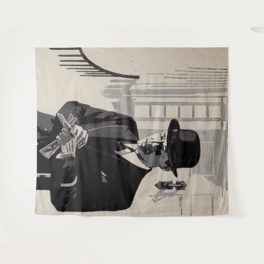 Natty, het man met scherpe kleuring wandkleed (Voorkant (horizontaal))