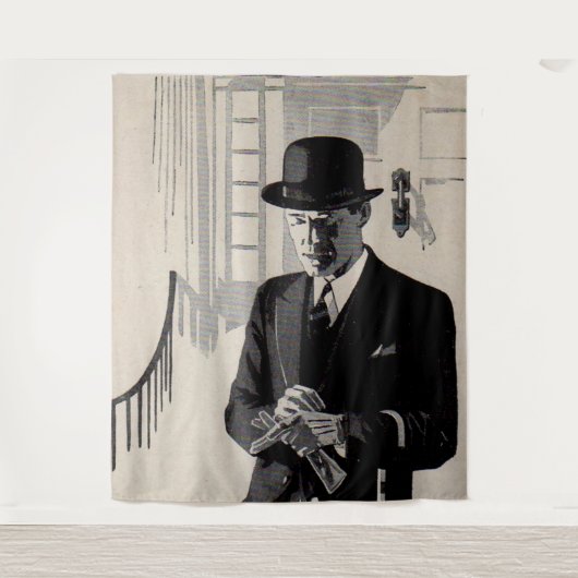 Natty, het man met scherpe kleuring wandkleed (Voorkant)