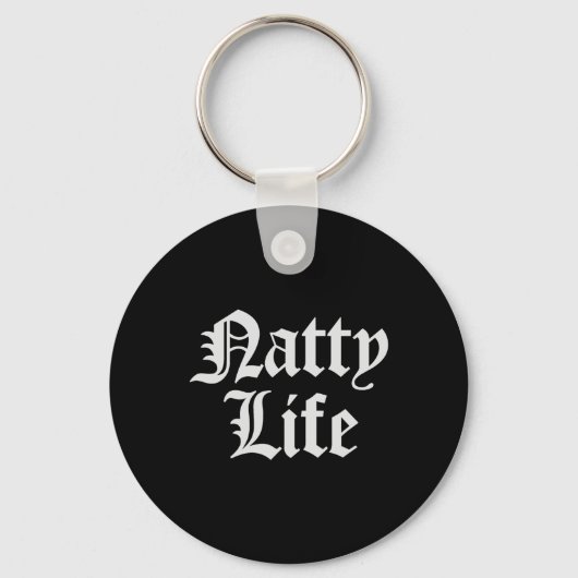 Natty Life Natural Bodybuilding Workout Sleutelhanger (Voorkant)