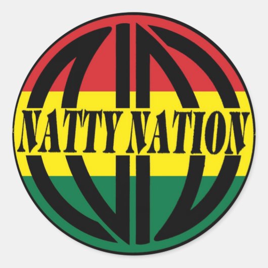 NATTY LOGO STICKER (Voorkant)