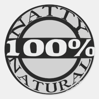 Natty Natural Ronde Sticker