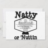 Natty of Nuttin Logo Draag Kaart (Achterkant)