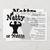 Natty of Nuttin Logo Draag Kaart (Voorkant / Achterkant)