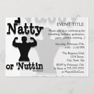 Natty of Nuttin Logo Draag Kaart