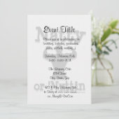 Natty of Nuttin Logo Draag Kaart (Staand voorkant)