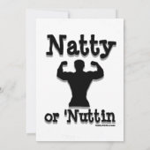Natty of Nuttin Logo Draag Kaart (Achterkant)