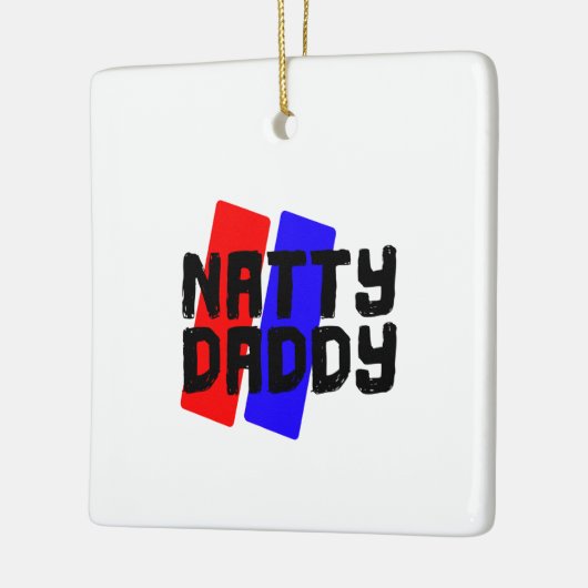 Natty papa keramisch ornament (Links)