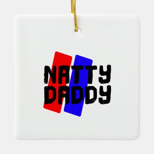 Natty papa keramisch ornament (Voorkant)