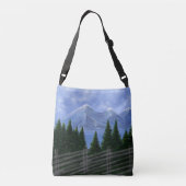 Natur berg crossbody tas (Achterkant)
