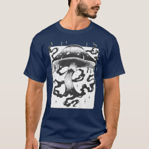 Natur Gothic Fairy Grunge Cotvoordcore Witchy Mush T-shirt