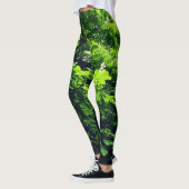 Natur pur grün Baum Pflanzen Leggings (Links)
