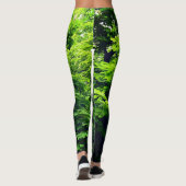 Natur pur grün Baum Pflanzen Leggings (Achterkant)