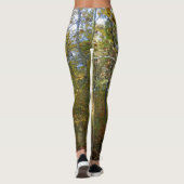 Natur pur Wald grün Baum Pflanzen Leggings (Achterkant)