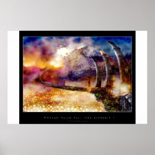 Natura aliud alii iter ostendit - Poster