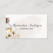 Natura Floral Chamomile Essential Oils Waterverf Visitekaartje (Voorkant)