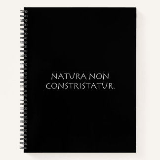 Natura-niet-constristatur Notitieboek