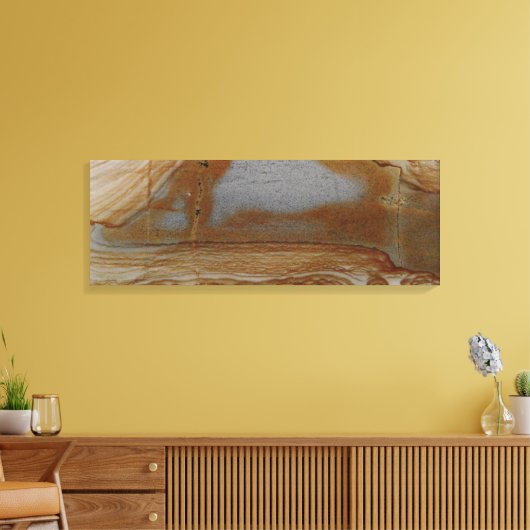 Natural Afbeelding Rock Cabochon Foto Canvas Afdruk (Insitu (Woonkamer))