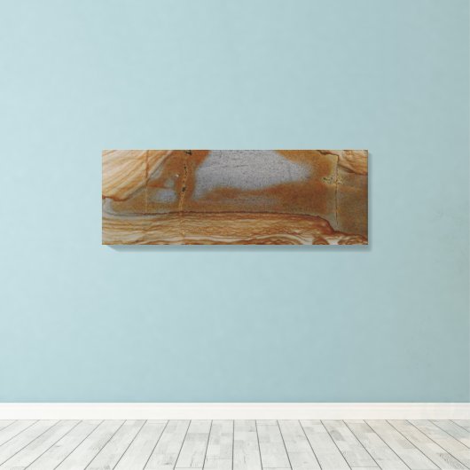 Natural Afbeelding Rock Cabochon Foto Canvas Afdruk (Insitu (Houten vloer))